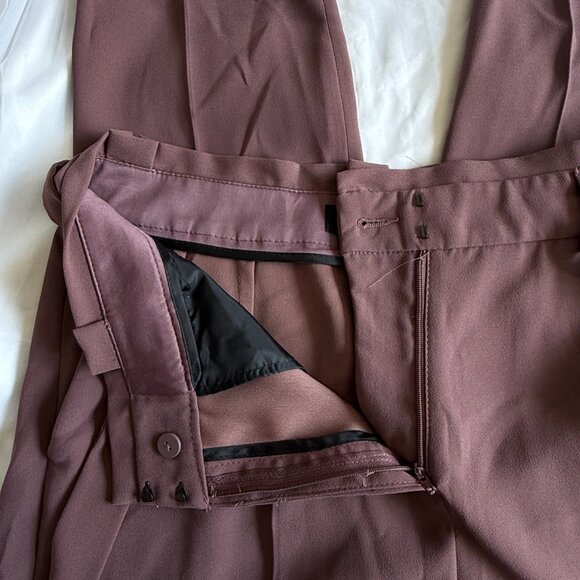 Express Mauve Ankle High-Rise Slacks – Size 12R - Picture 5 of 6